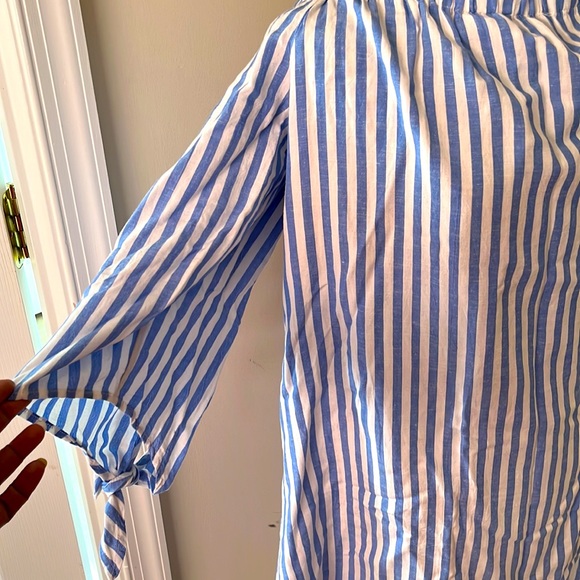 Women’s Old Navy striped off the shoulder summer dress - NEW - Size XXL 💙 - Picture 3 of 4